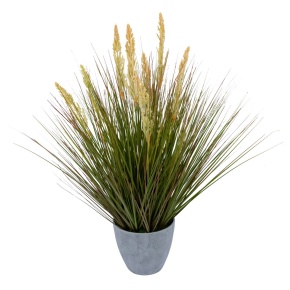 Пампасная трава в кашпо, 76см, зеленый в интернет-магазине флористических аксессуаров Азалия Декор
