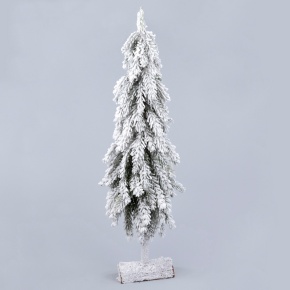 Ель искусств. заснеж., Н73х20х20см, зеленый/белый в интернет-магазине флористических аксессуаров Азалия Декор