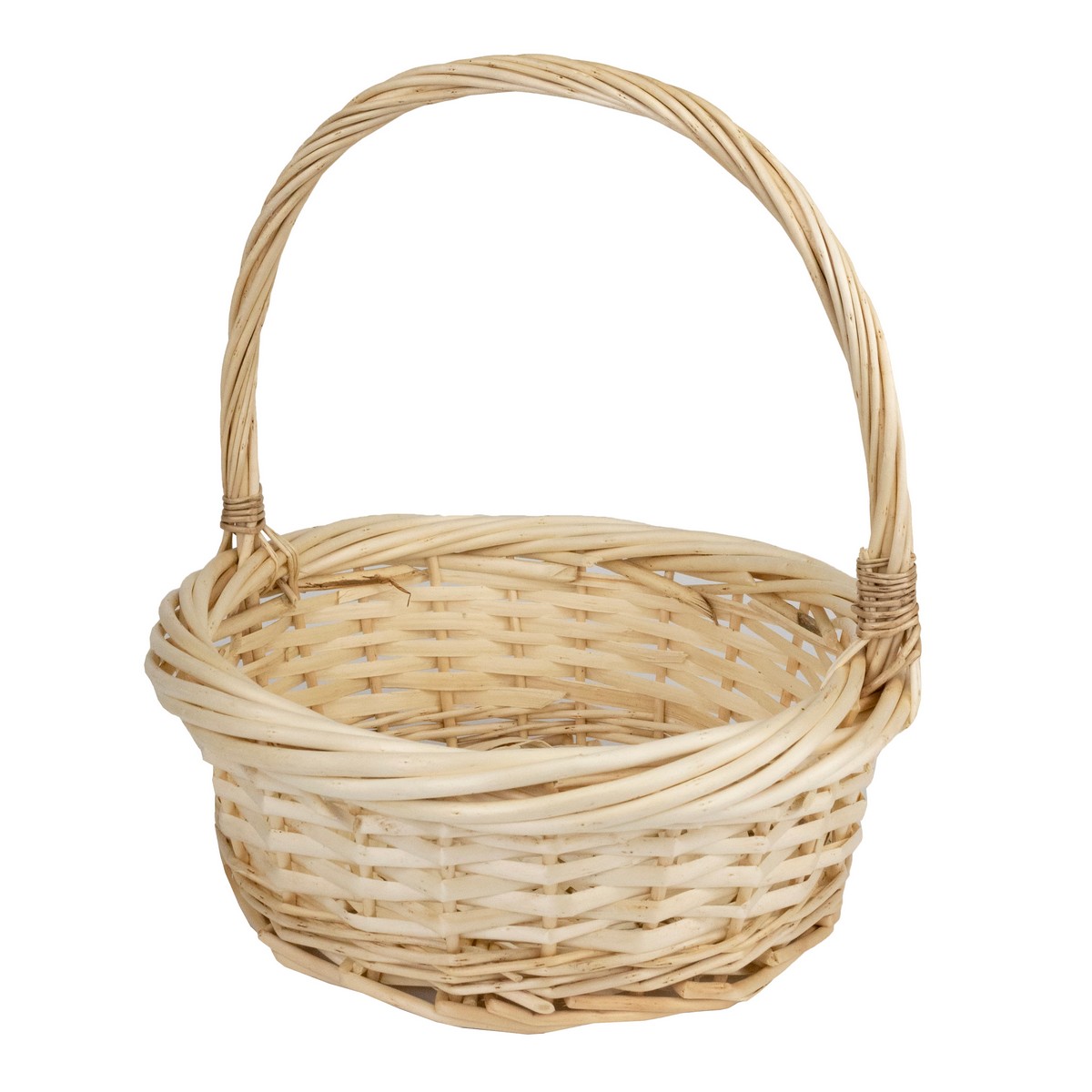 Набор корзин плетеных 3шт. (ива), D42,5х15,5х42см/ D27х11х30,5см, натуральный в интернет-магазине флористических аксессуаров Азалия Декор