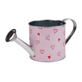 Кашпо Лейка (металл), D12,5хН11cм, розовый в интернет-магазине флористических аксессуаров Азалия Декор