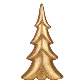 Сувенир Елочка (керамика), Н23х6х14см, золотой в интернет-магазине флористических аксессуаров Азалия Декор