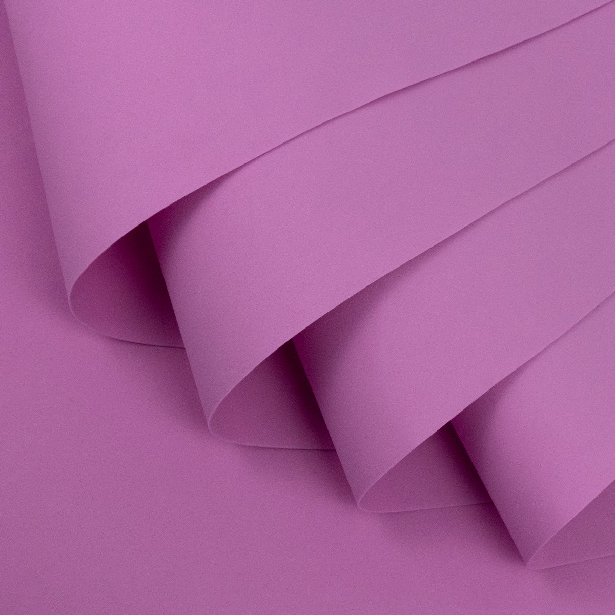 Фоамиран 10 листов 1 мм, 60х70см, ярко-розовый в интернет-магазине флористических аксессуаров Азалия Декор