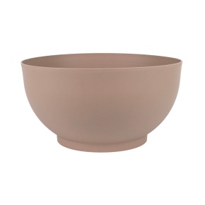 Кашпо Сатина (пластик), D24xH13см, 3,9л, коричневый в интернет-магазине флористических аксессуаров Азалия Декор