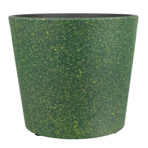 Кашпо Грильяж (бетон), D21xH18см, 3,8л, зелёный в интернет-магазине флористических аксессуаров Азалия Декор