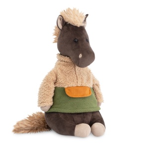 Игрушка м/н Конь Бадди, 30см, коричневый в интернет-магазине флористических аксессуаров Азалия Декор