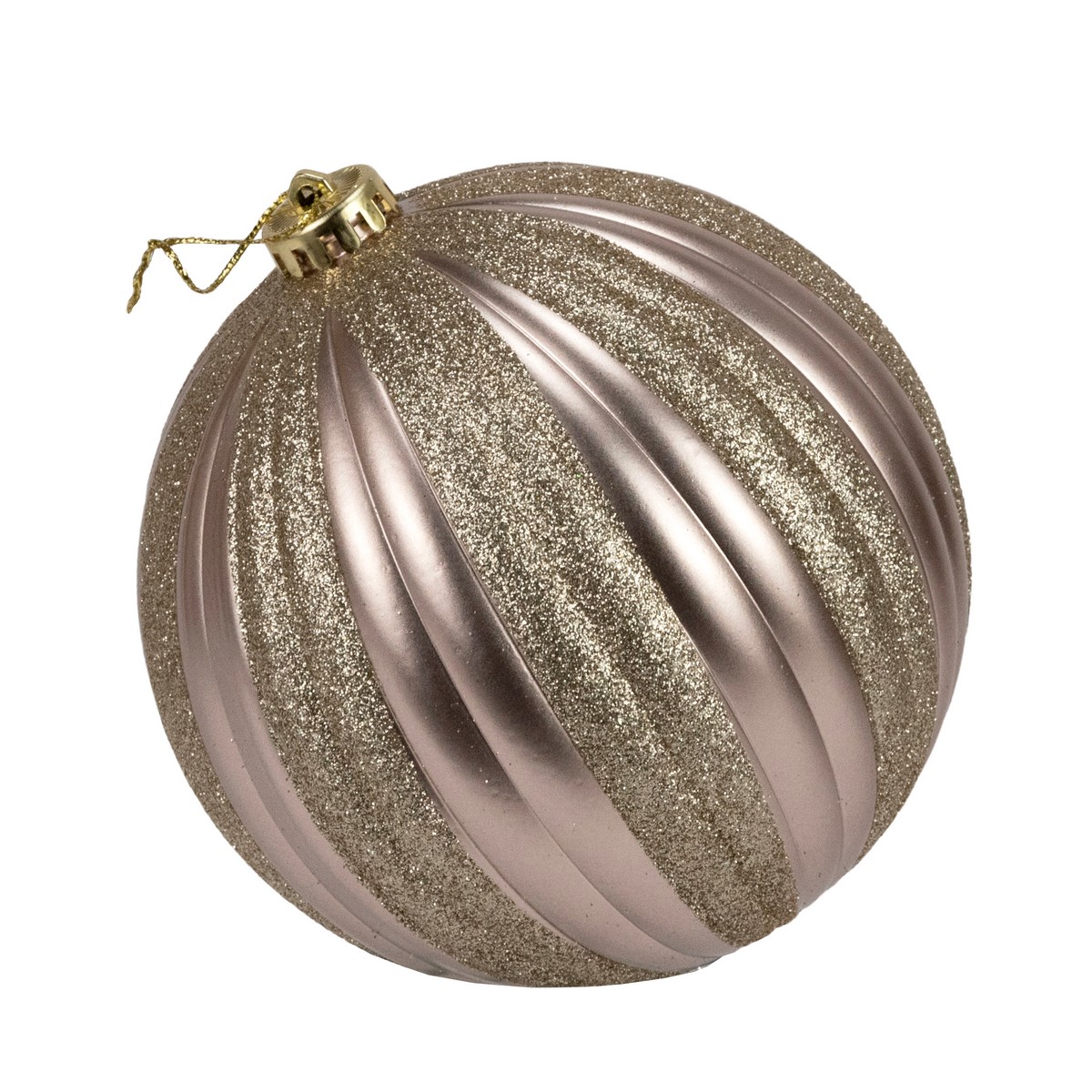 Набор шаров в тубе 3шт. (пластик), D15см, шампань в интернет-магазине флористических аксессуаров Азалия Декор