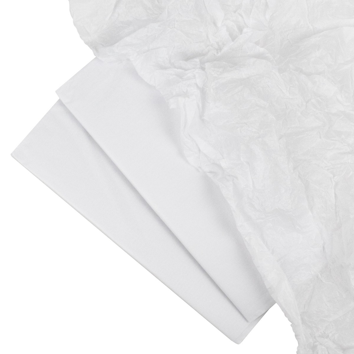 Бумага тишью 10 шт., 50x66 см, белый в интернет-магазине флористических аксессуаров Азалия Декор