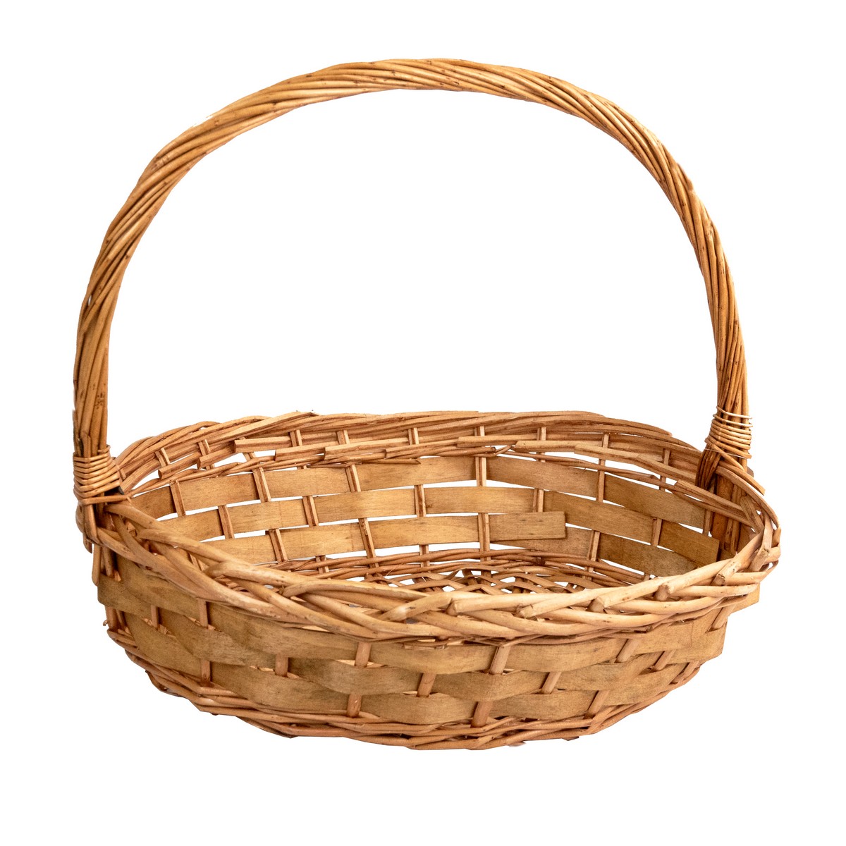 Набор корзин плетеных 2шт. (ива), 41x36x12xH36см, светло-коричневый в интернет-магазине флористических аксессуаров Азалия Декор