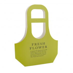 Пакет для цветов водостойкий (бумага), 17x7,5x32,5см (в уп. 10шт.), зеленый в интернет-магазине флористических аксессуаров Азалия Декор