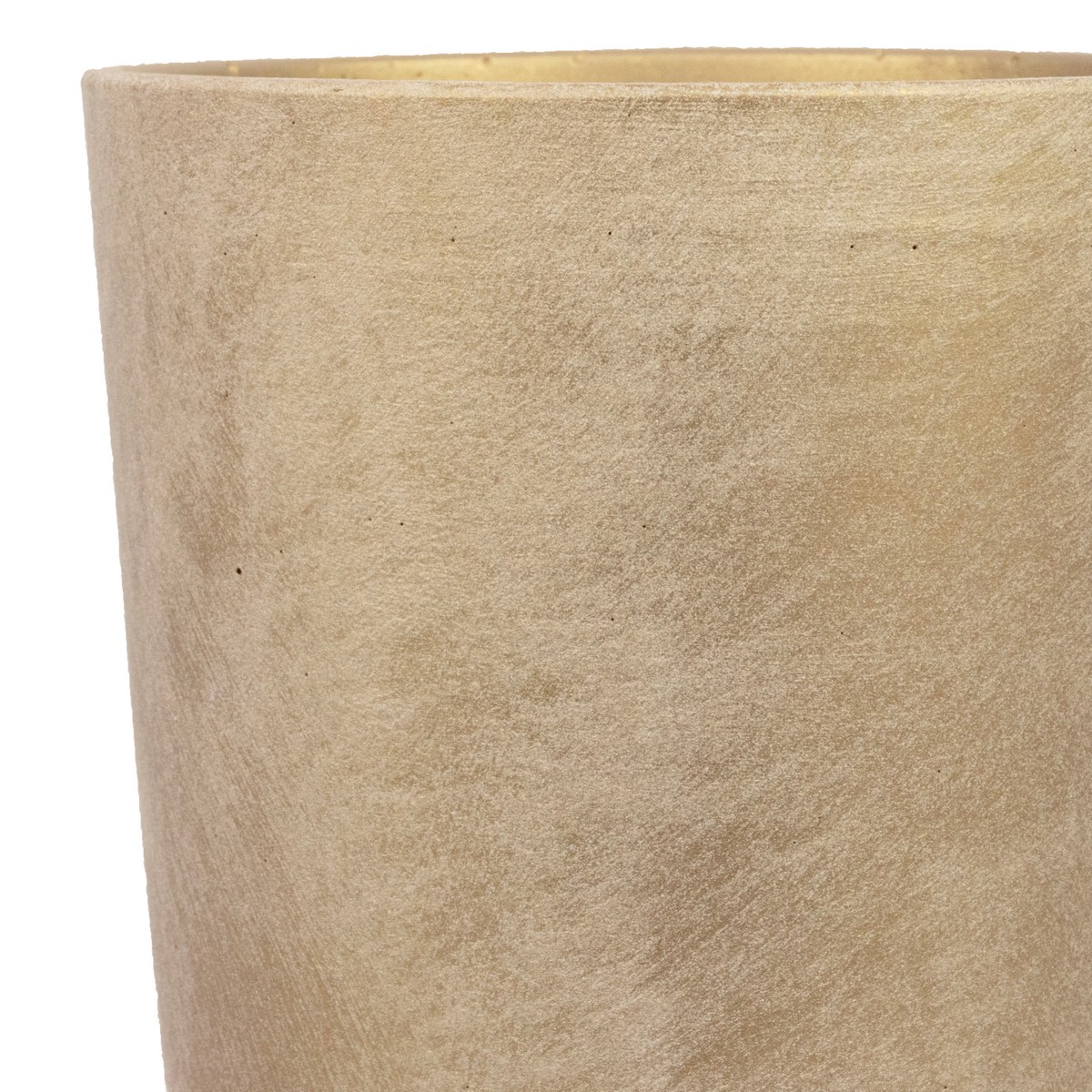 Кашпо Аура (бетон), D18xH15,5см, 2,7л, бежевый в интернет-магазине флористических аксессуаров Азалия Декор