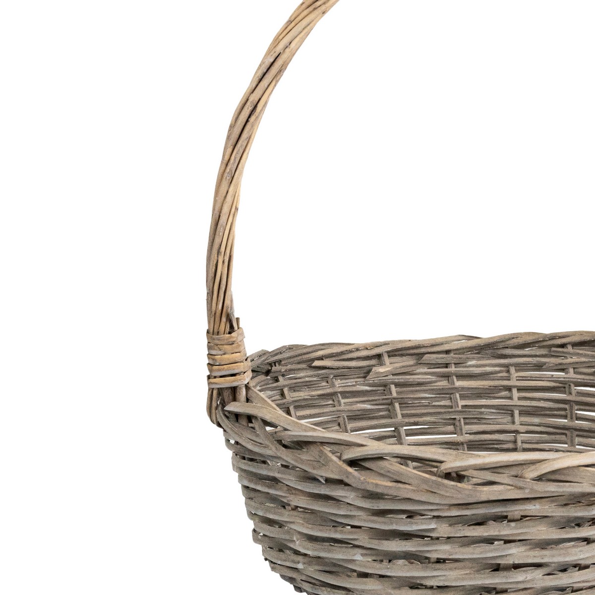 Набор корзин плетеных 4шт. (ива), 55x44x17xH52см, серый в интернет-магазине флористических аксессуаров Азалия Декор