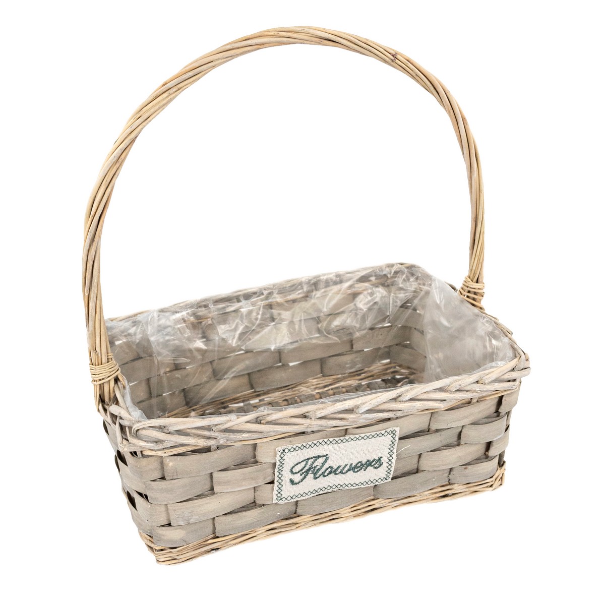 Набор корзин плетеных 3шт. (ива), 36x25x14xH40см, серый в интернет-магазине флористических аксессуаров Азалия Декор