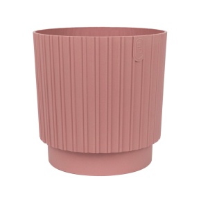Кашпо Мика ЭКО (пластик), D12xH12см, 1л, розовый в интернет-магазине флористических аксессуаров Азалия Декор
