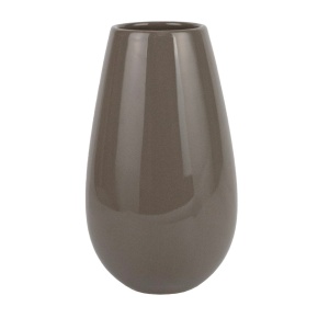Ваза Бергамо (керамика), D12,5xH20см, коричневый в интернет-магазине флористических аксессуаров Азалия Декор
