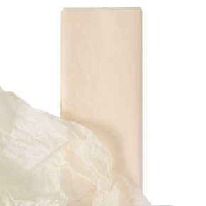 Бумага тишью 10 шт., 50x66 см, слоновая кость в интернет-магазине флористических аксессуаров Азалия Декор