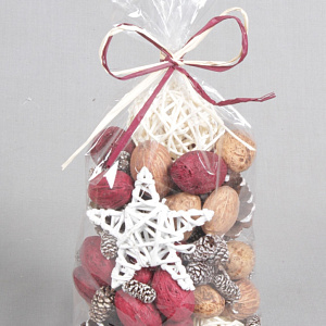 Набор шишек и сухоцветов, 300гр, цв. в асс. в интернет-магазине флористических аксессуаров Азалия Декор