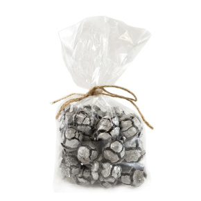 Набор шишек кипариса 30шт., серебряный в интернет-магазине флористических аксессуаров Азалия Декор