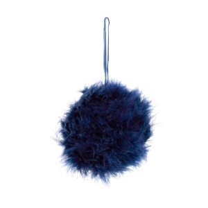 Украшение подвесное Шар, D12см, синий в интернет-магазине флористических аксессуаров Азалия Декор