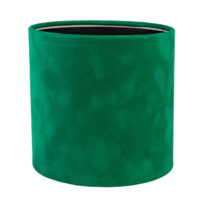 Коробка подарочная круглая без крышки Lockwet с пласт. вставкой (бархат), D16xH16 см, зеленый в интернет-магазине флористических аксессуаров Азалия Декор
