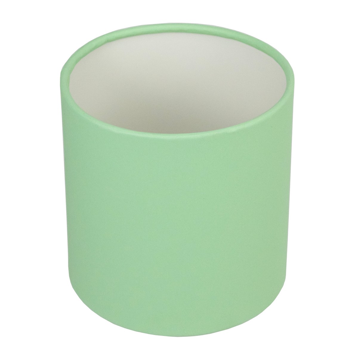 Коробка подарочная круглая без крышки, D12xH12 см, мятный в интернет-магазине флористических аксессуаров Азалия Декор