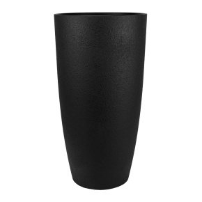 Кашпо Саванна (бетон), D30,5xH58,5см, 29,5л, черный в интернет-магазине флористических аксессуаров Азалия Декор