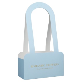 Пакет для цветов, 34х9х19см (в уп. 10шт.), голубой в интернет-магазине флористических аксессуаров Азалия Декор