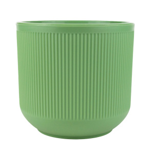 Кашпо со вставкой Росси (пластик), D14,5xH13см, 1,9л, зеленый в интернет-магазине флористических аксессуаров Азалия Декор