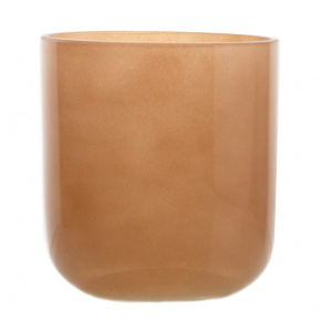 Подсвечник Энрике (стекло), D10xH14см, пудровый в интернет-магазине флористических аксессуаров Азалия Декор