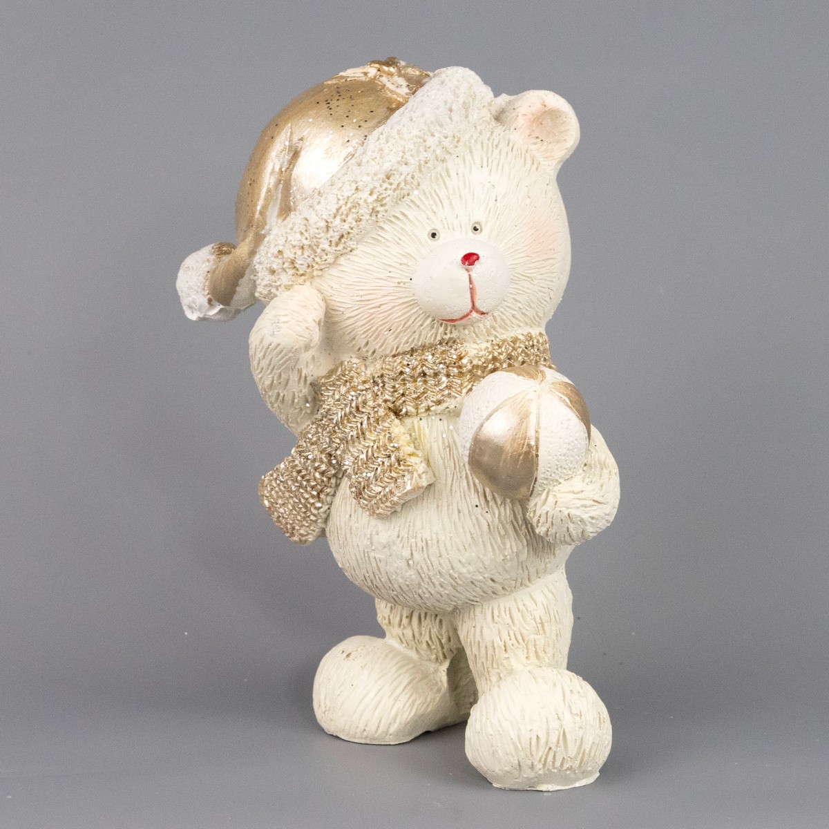 Сувенир Медвежонок (полирезин), Н11,5х8,5х6см, в асс., шампань в интернет-магазине флористических аксессуаров Азалия Декор