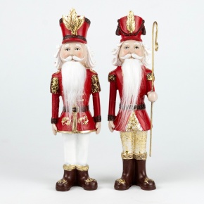 Сувенир Щелкунчик (полирезин), Н22х6,5х5,5см, в асс., красный в интернет-магазине флористических аксессуаров Азалия Декор