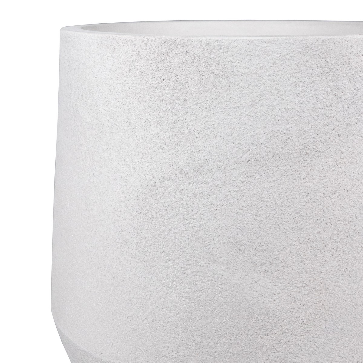 Кашпо Сэнд (файбергласс), D49xH45см, белый в интернет-магазине флористических аксессуаров Азалия Декор