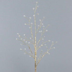 Ветка с кристаллами, 50см, золотой в интернет-магазине флористических аксессуаров Азалия Декор