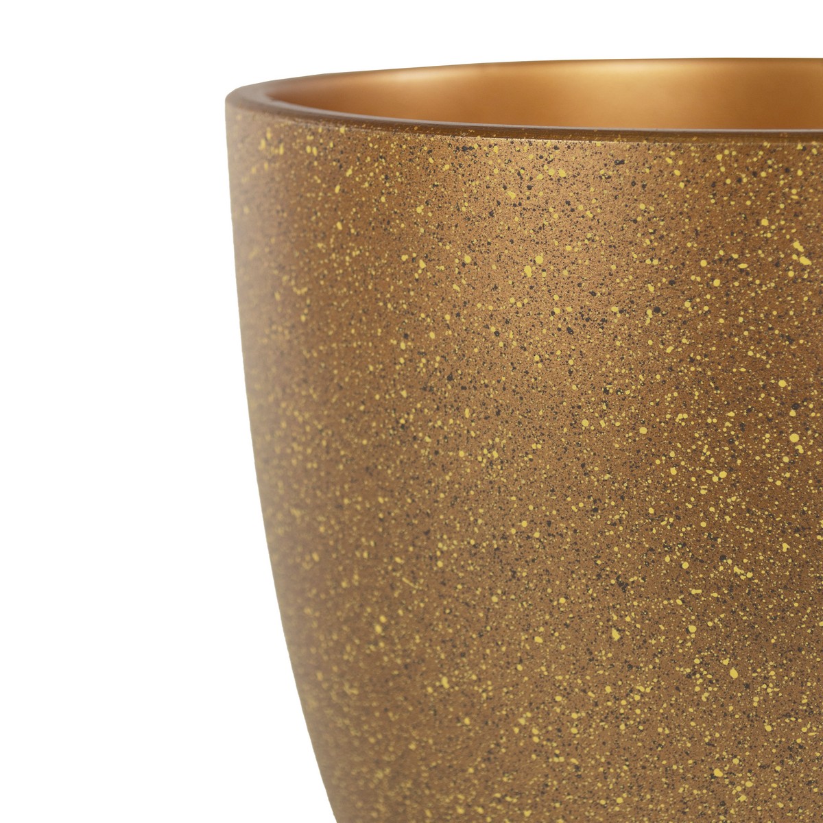 Кашпо Песок (бетон), D30xH28см, 13л, бронзовый в интернет-магазине флористических аксессуаров Азалия Декор