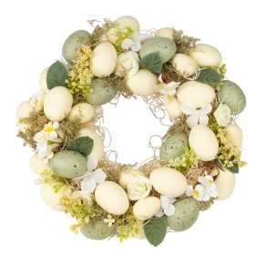 Венок Пасхальный, D33см, зеленый в интернет-магазине флористических аксессуаров Азалия Декор