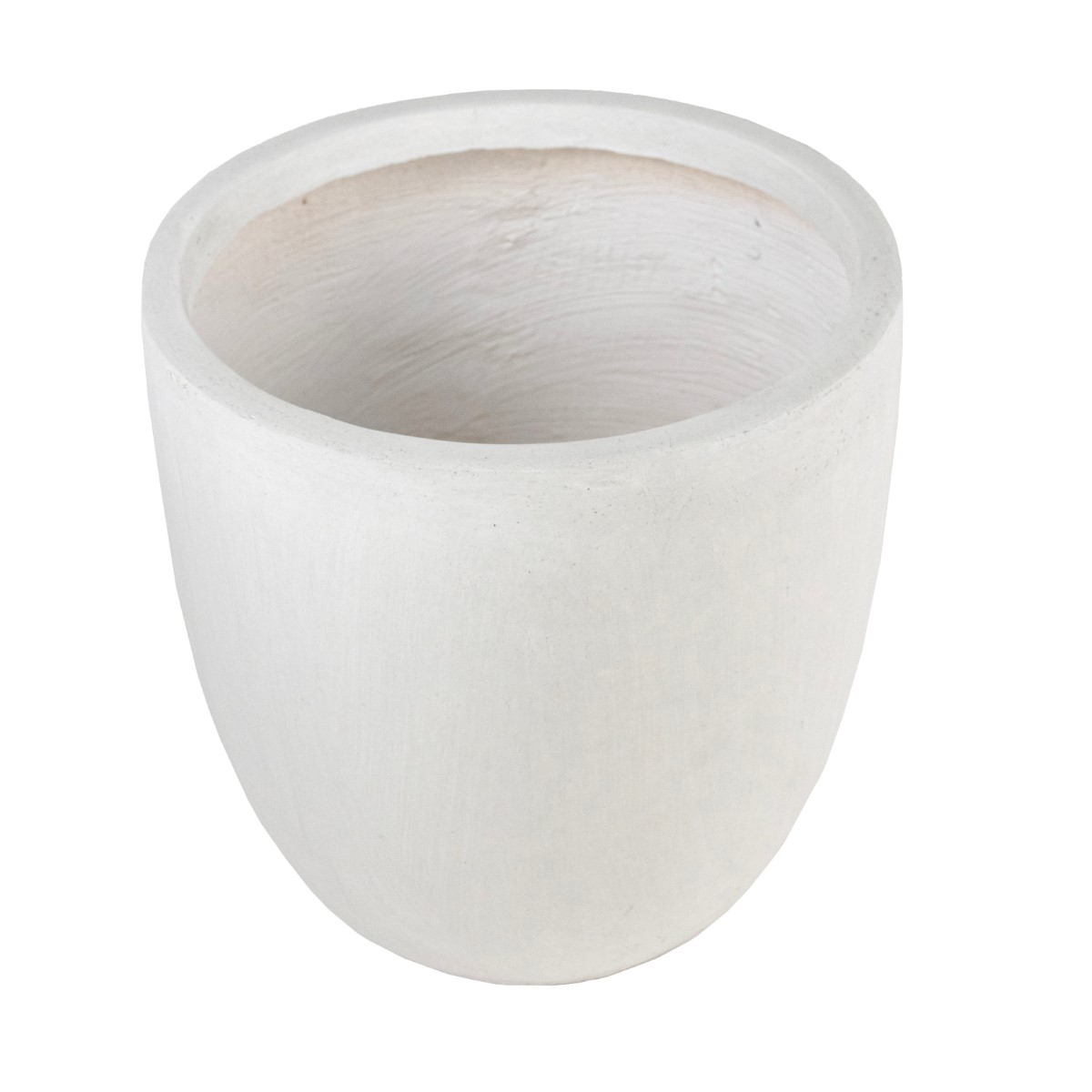 Кашпо Стоун (файбергласс), D35xH34,5см, белый в интернет-магазине флористических аксессуаров Азалия Декор