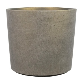 Кашпо Аура (бетон), D18xH15,5см, 2,7л, серый в интернет-магазине флористических аксессуаров Азалия Декор