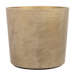 Кашпо Аура (бетон), D18xH15,5см, 2,7л, бежевый в интернет-магазине флористических аксессуаров Азалия Декор