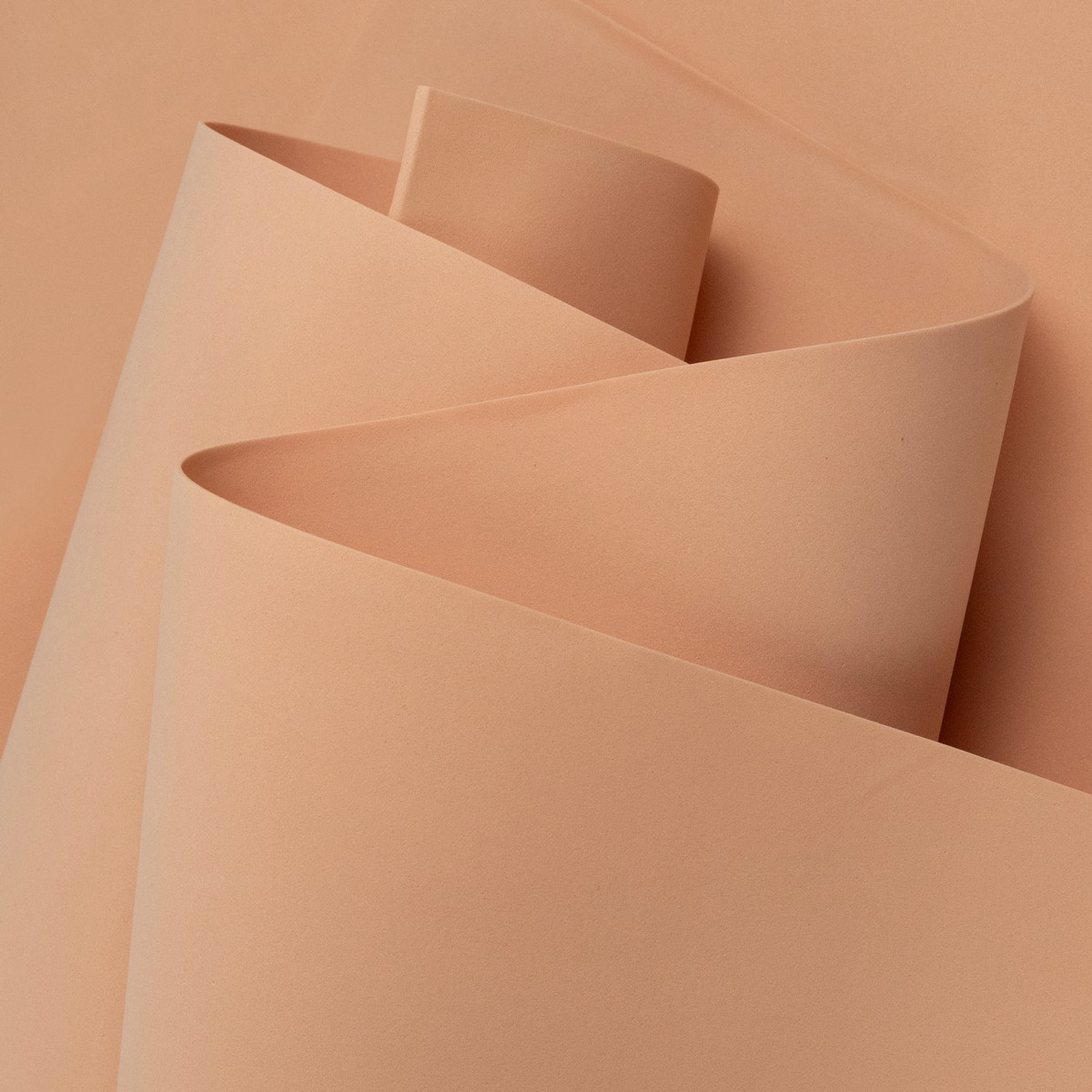 Фоамиран 10 листов 1 мм, 60х70см, светло-персиковый в интернет-магазине флористических аксессуаров Азалия Декор