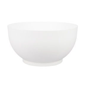 Кашпо Сатина (пластик), D24xH13см, 3,9л, белый в интернет-магазине флористических аксессуаров Азалия Декор