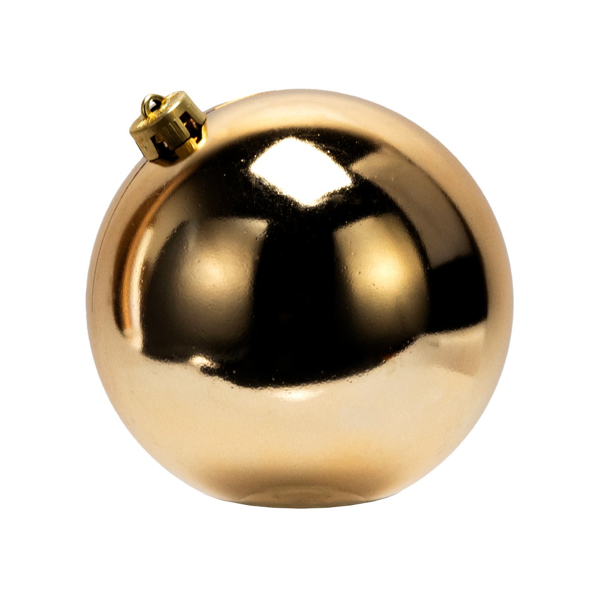 Украшение подвесное Шар (пластик), D12см, в асс., золотой в интернет-магазине флористических аксессуаров Азалия Декор