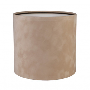 Коробка подарочная круглая без крышки (бархат), D21xH21 см, бежевый в интернет-магазине флористических аксессуаров Азалия Декор