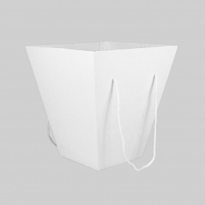 Коробка для букета 18х32х34,5см, белый, (в уп. 10 шт.) в интернет-магазине флористических аксессуаров Азалия Декор