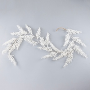 Гирлянда Туя, 105 см, белый в интернет-магазине флористических аксессуаров Азалия Декор