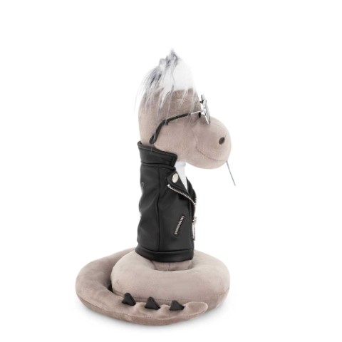 Игрушка м/н Змей Димон, 25см, серый в интернет-магазине флористических аксессуаров Азалия Декор