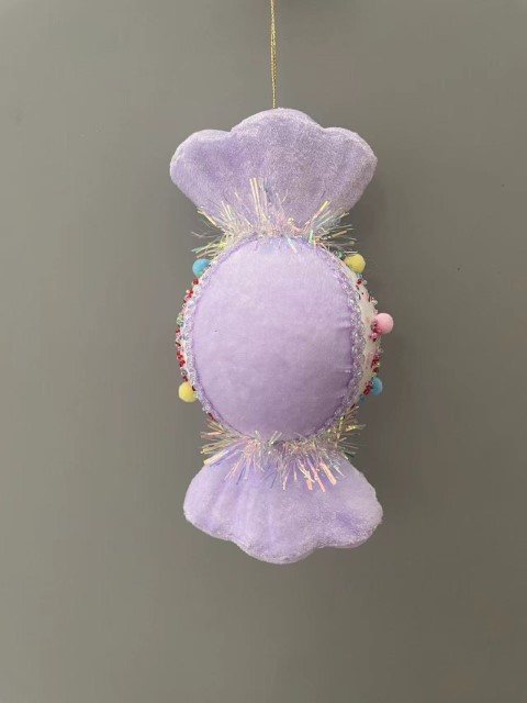 Украшение подвесное Конфета, Н10х21х10см, цв. в асс. в интернет-магазине флористических аксессуаров Азалия Декор