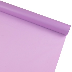 Пленка матовая 50мкр, 58 см 30 м, сиреневый в интернет-магазине флористических аксессуаров Азалия Декор