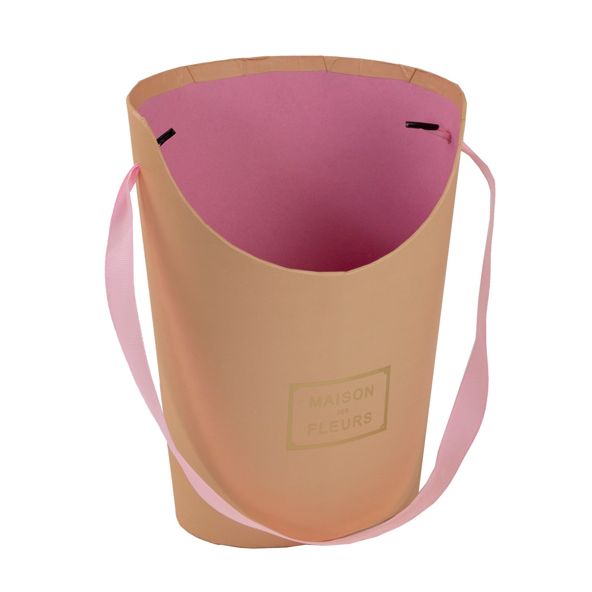 Сумка для цветов, 17х14х22см, персиковый в интернет-магазине флористических аксессуаров Азалия Декор