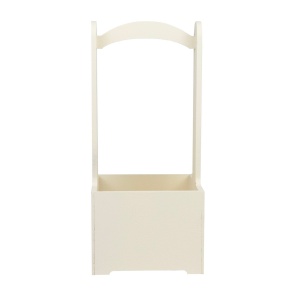 Корзина (дерево), 14х14х30см, бежевый в интернет-магазине флористических аксессуаров Азалия Декор