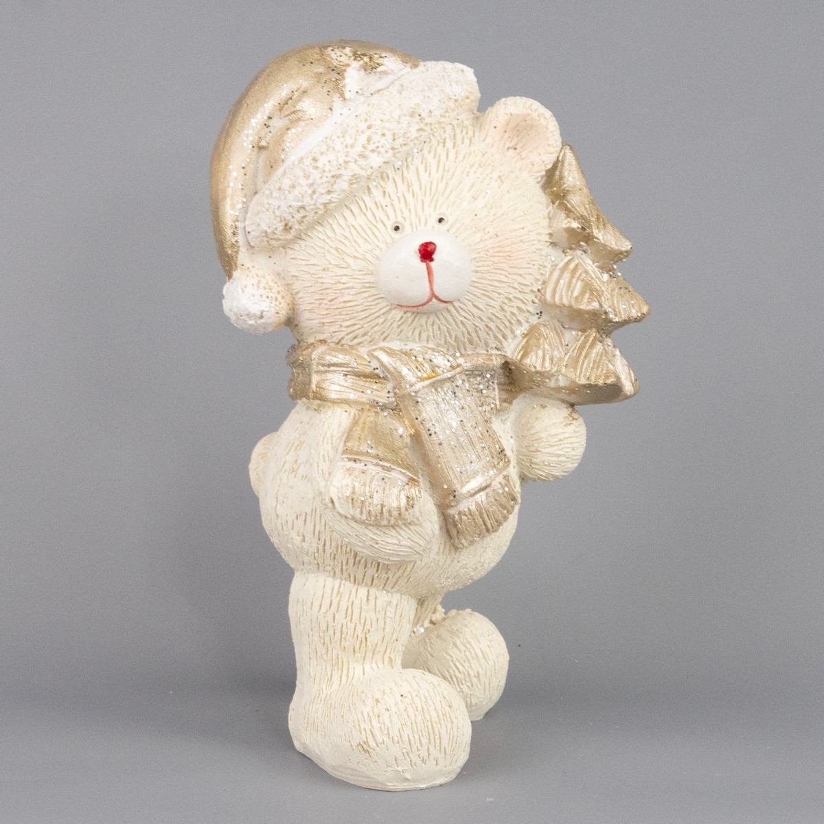 Сувенир Медвежонок (полирезин), Н11,5х8,5х6см, в асс., шампань в интернет-магазине флористических аксессуаров Азалия Декор