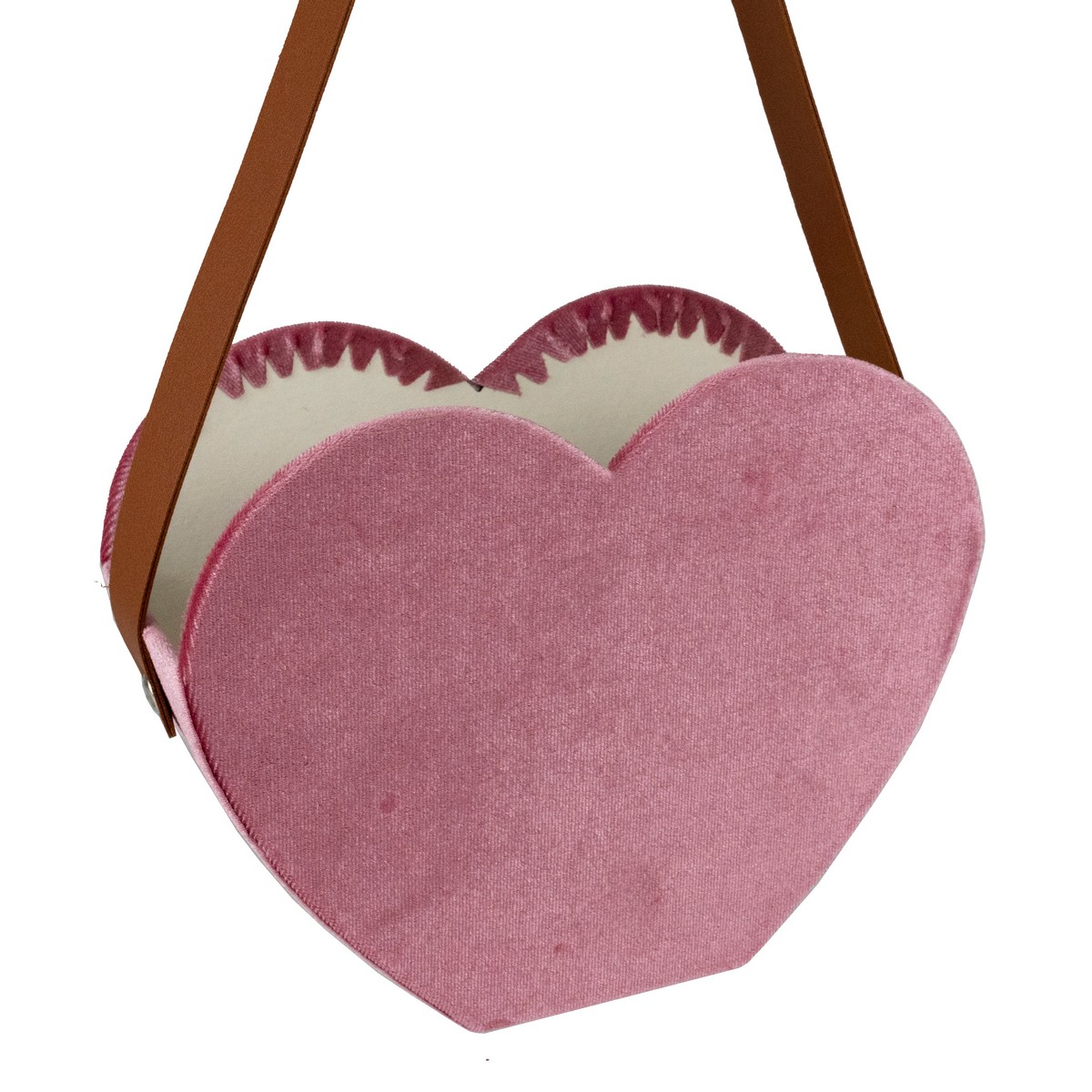 Кашпо для цветов Сердце, 19х8хН15см, розовый в интернет-магазине флористических аксессуаров Азалия Декор